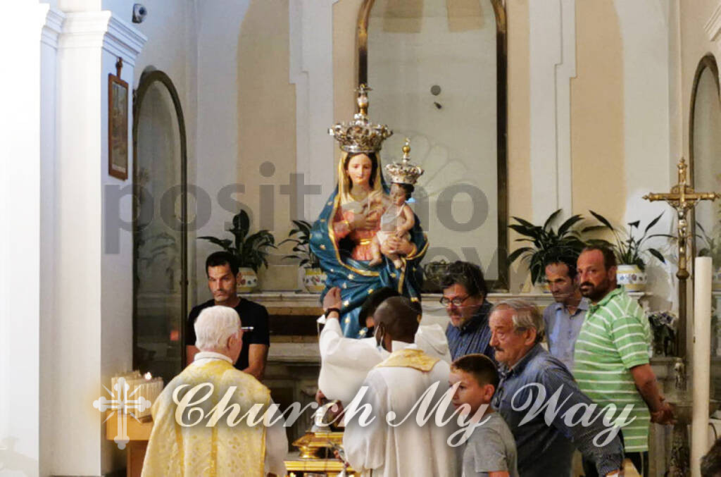 Positano, in Montepertuso with the exposure of the Madonna delle Grazie, the celebrations in his honor begin