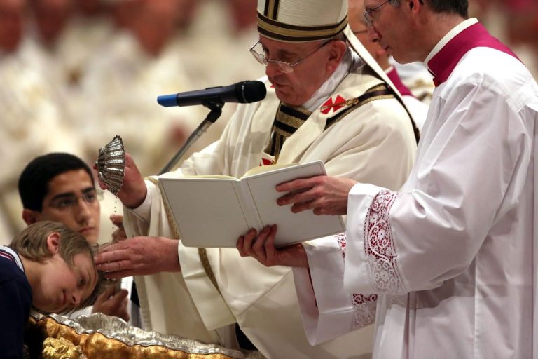 The Vatican on baptism: "If the priest uses the formula we baptize you it is not valid"