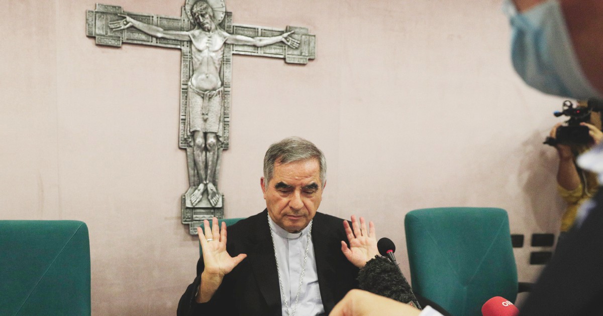 Scandal in the Vatican, Cardinal Becciu defends himself: “Absurd and monstrous accusations against me.  The Pope believes in my innocence "