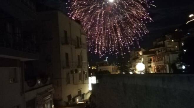 Fireworks for Santa Trofimena